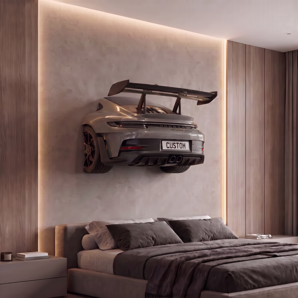 Wall-Mounted Porsche 911 GT3 RS Spoiler