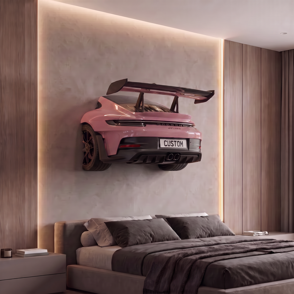 Wall-Mounted Porsche 911 GT3 RS Spoiler