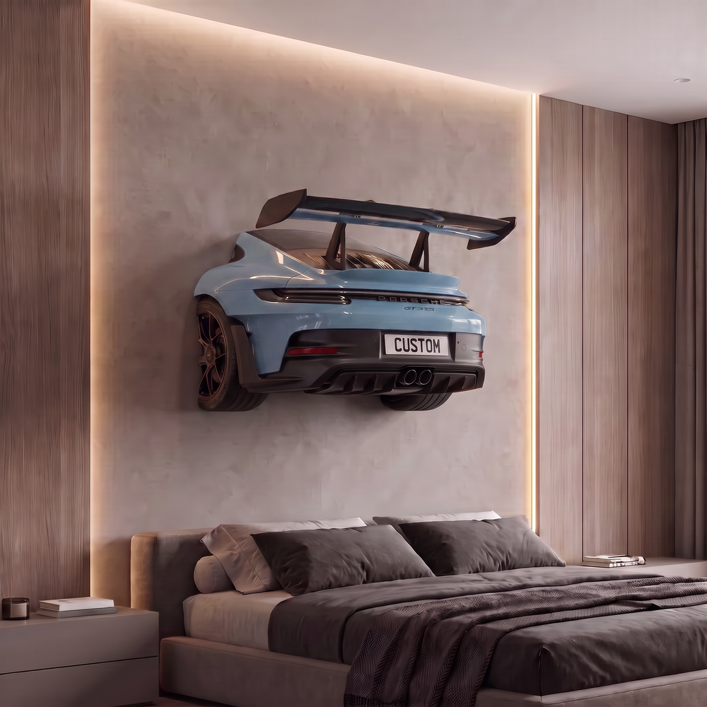 Wall-Mounted Porsche 911 GT3 RS Spoiler